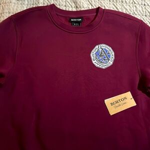 Women’s Burton sweater. NWT